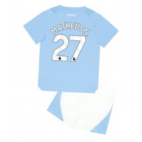 Maglie da calcio Manchester City Matheus Nunes #27 Prima Maglia Bambino 2023-24 Manica Corta (+ Pantaloni corti)